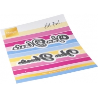 Marianne Design - Craftables stencil Hot Foil Van Harte