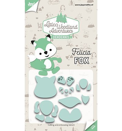Joy!Crafts snij- embosstencil LWA - felicia fox