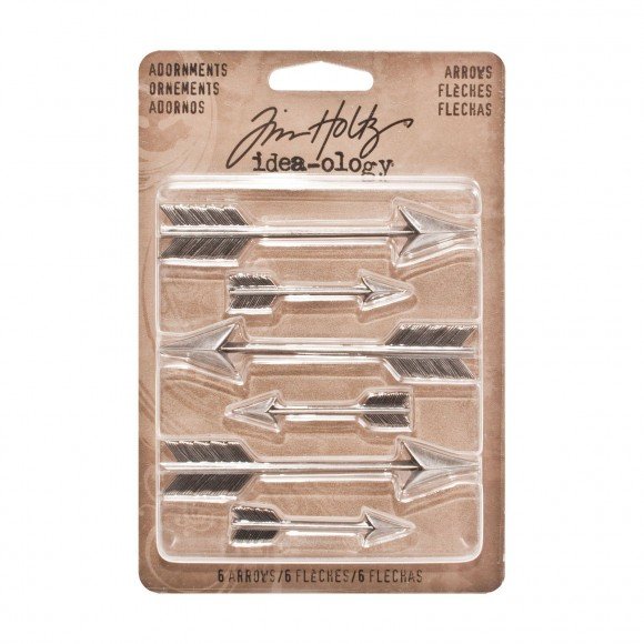 Tim Holtz adomments arrows x 6
