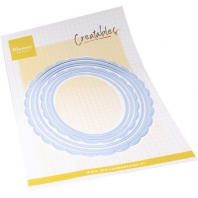 Marianne Design Creatables Stencil Scalloped Oval 