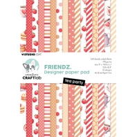 Creative Craftlab Friendz Design Paper Pad Tea Party