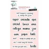 Creative Craftlab Ik vindt je lief NL Essentials Clear Stamp