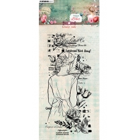 Studio Light Sending You Love Clear Stamps Lovely lady