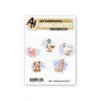 Art Impressions - Dwelling Animal Set 1 5991