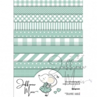 Juffrouw Muis - Paperpad A5 - enkelzijdig - Zeegroen - 10 stuks