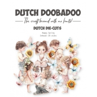 Dutch Doobadoo - collage die - cuts Happy Spring - 28 stuks 