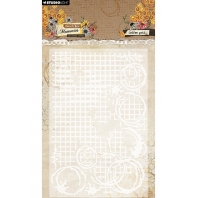Studio Light Sweet Bee Memories - Embossingfolder Coffee Grid