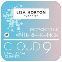 Lisa Horton - Dye/Pigment Ink Interference - Cloud 9 - Opal Blush Shimmer