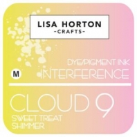 Lisa Horton - Dye/Pigment Ink Interference - Cloud 9 - Sweet Treat Shimmer