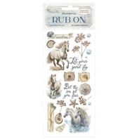 Stamperia - Silent Sea - Rub On - Horses