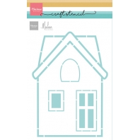 Marianne Design Craft Stencil - House by Marleen