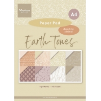 Marianne Design - Paper Pad - A4 Earth Tones