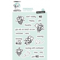 Studio Light - Creatieve Craftlab Friendz Clearstamps Bee Happy