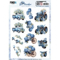 Berrieâ€™s Beauties - Blue Meadow - 3D push out - Transport