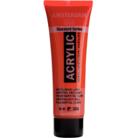Talens Amsterdam acrylverf 20 ml  - 398 Naftolrood licht