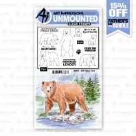 Art Impressions - WC Bear Set 6064