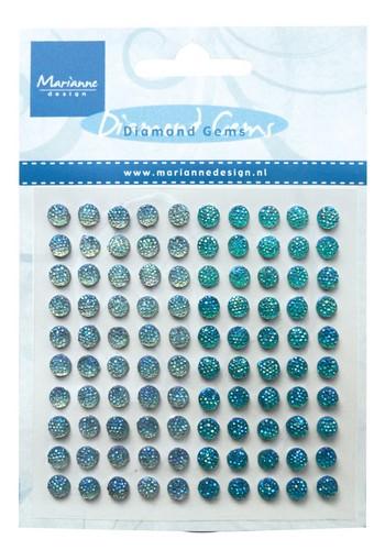 Marianne Design Decoration Adhesive Gems - Light Blue &amp