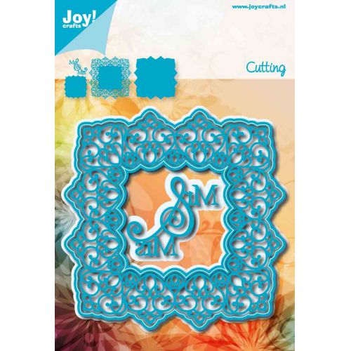 Joy - Vierkant blauw