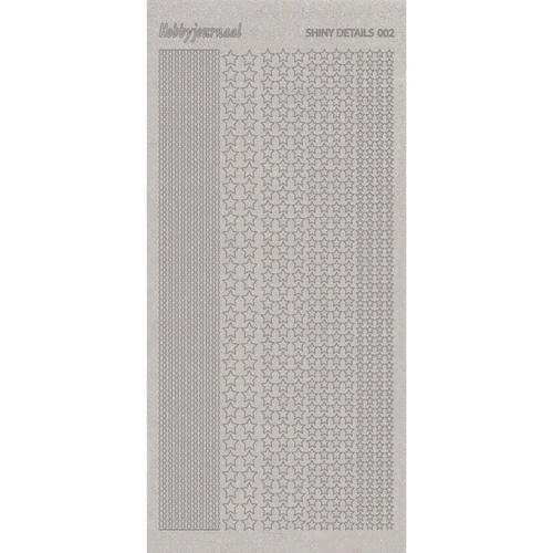 Shiny Details 2 - Stars - Zilver