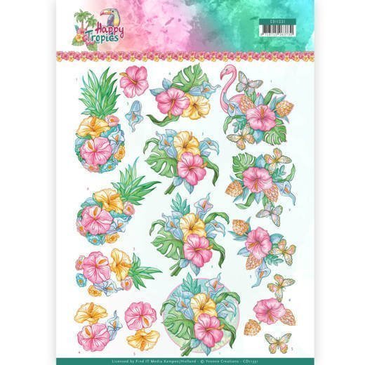 Yvonne Creations - Tropical Flowers