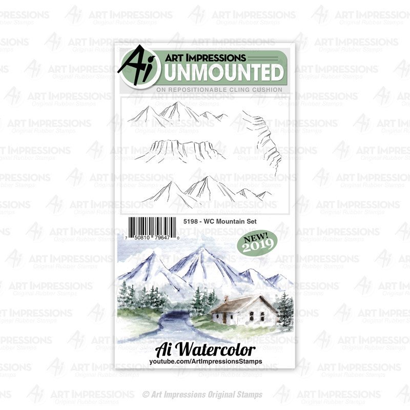 Art Impressions - WC Mountain Set - 5198