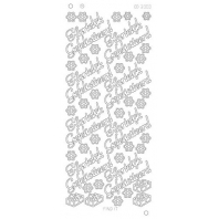 Hartelijk Gefeliciteerd Zilver groot