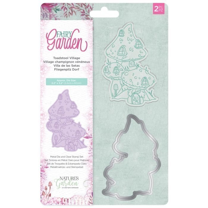 Fairy Garden - Stamp and Die - Toadstool