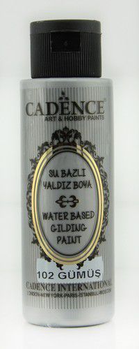 Cadence Gliding Metallic acrylverf zilver
