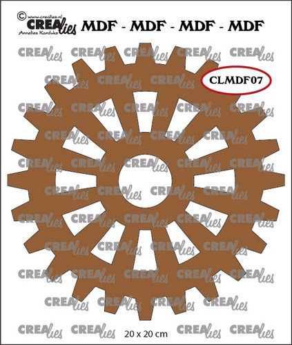 Crealies MDF tandwiel