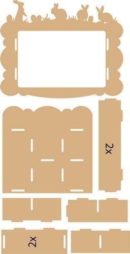 Dutch Doobadoo MDF kastje voorjaar