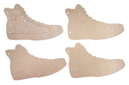 JoyCrafts - MDF boekje - Sneaker