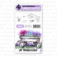 Art Impressions - Garden Wagon. Mini. Set 4875