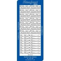 Starform Stickers Tekst : van Harte Beterschap Gold