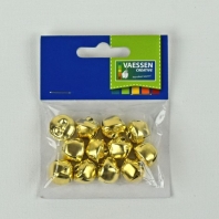 Bellen goud 16 mm 12 stuks