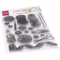 Marianne Design Clear Stamps Colorfull Silhouettes Needle Work