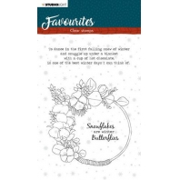 Studio Light ClearStamp A5 Winter's Favourites nr 506