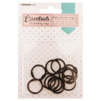 Studio Light Binding rings Black Planner Essentials 12 stuks nr 1