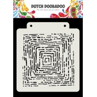 Dutch Doobadoo Dutch Mask Art Grunge lines 163x148mm
