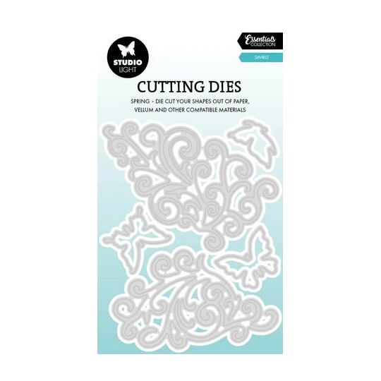 Studio Light cutting Dies Swirls Essentials