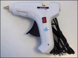 Lijmpistool 40 Watt middel (wit) met aan-uit schakelaar