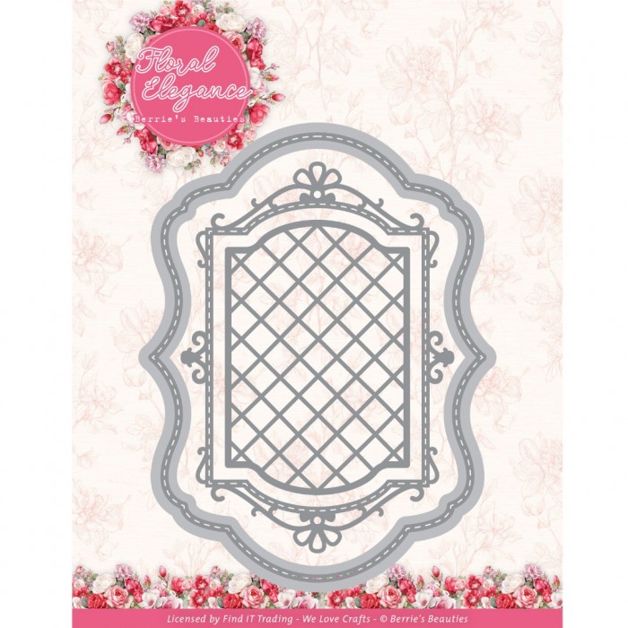 Berries Beauties - Floral Elegance - snijmal Floral Trellis