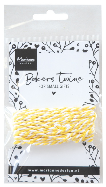 Marianne Design - Bakers twin - Yellow/white