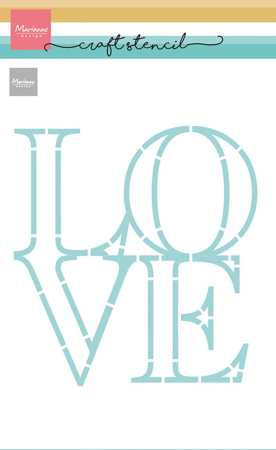 Marianne Design - Craft Stencil - Love