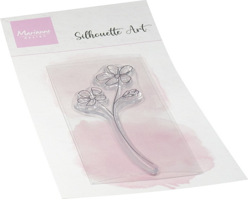 Marianne Design - Clear Stamp Silhouette Art - Violet