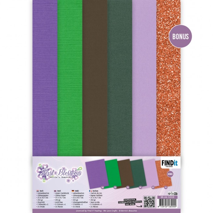 Berries Beauties - First Blossom - Linnenkarton A4