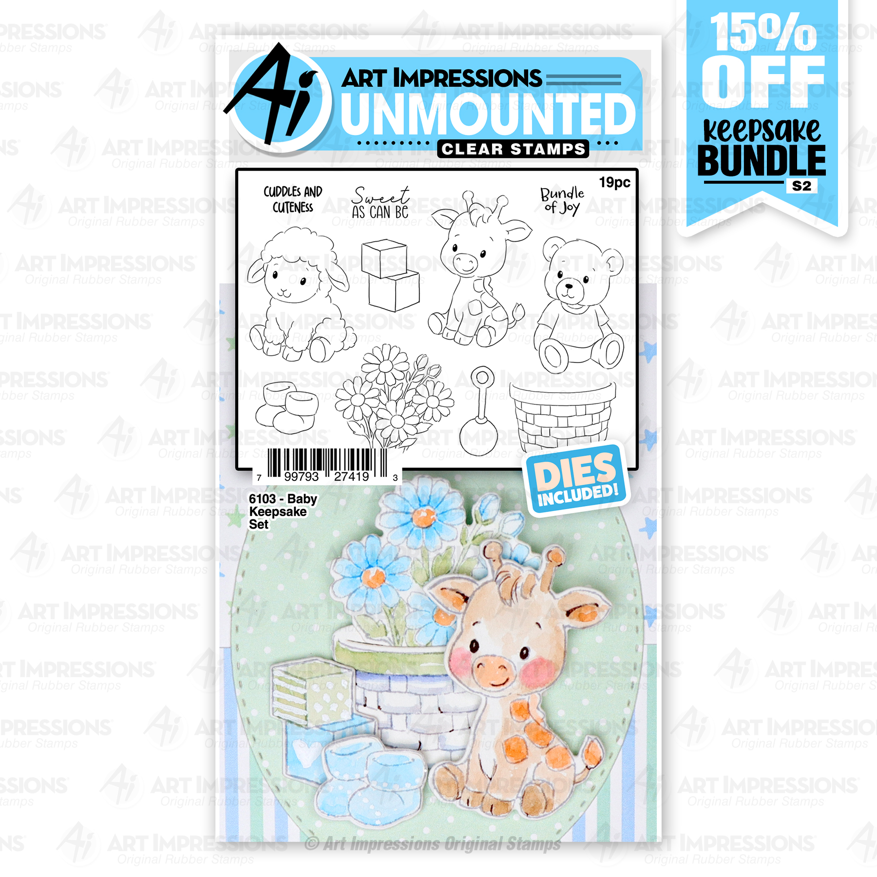 Art Impressions Baby Keepsake Set 6103