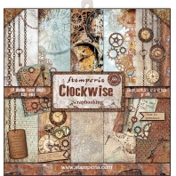 Stamperia - Clockwise - 10 double fased sheets - 30,5x30,5cm