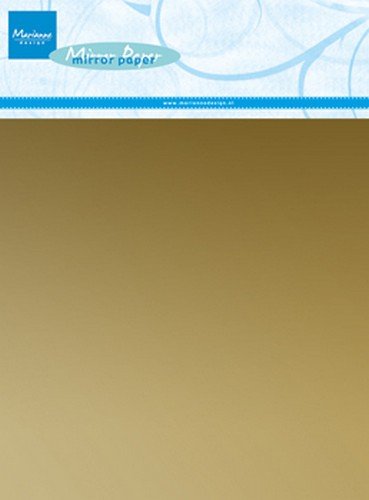 Decoration spiegelkarton goud