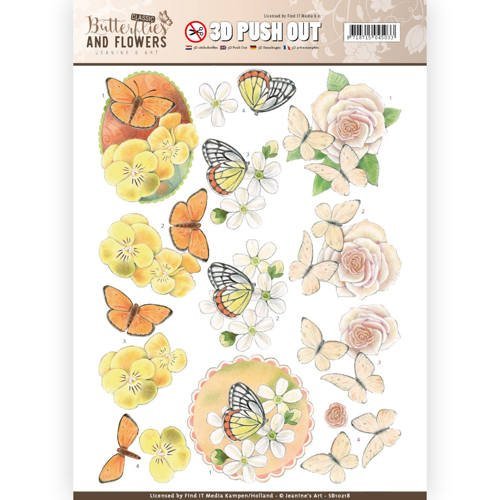 Classic Butterflies and Flowers - Lovely Butterflies