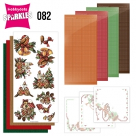 Hobbydots Sparkles nr 82 - Birds and Christmas